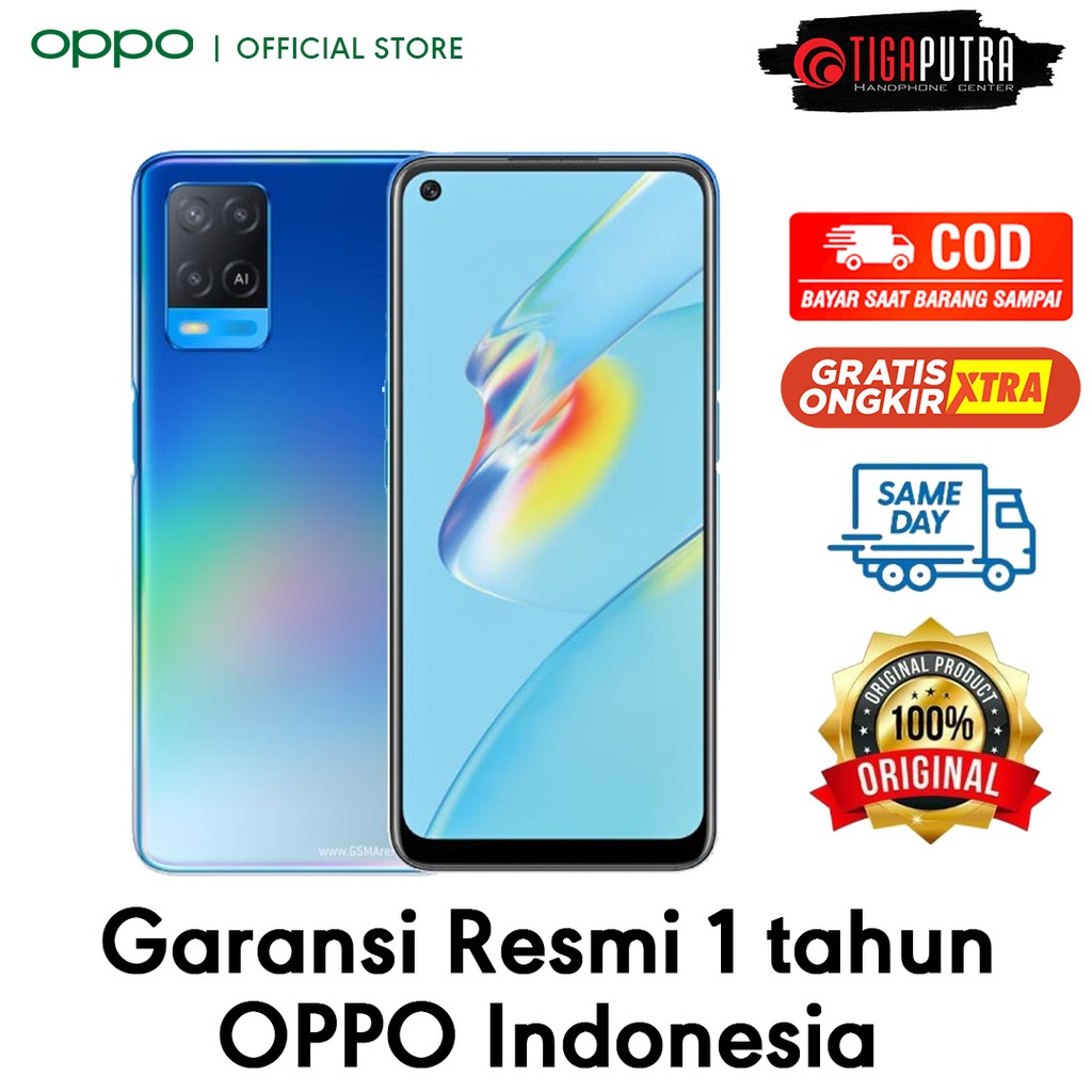 Oppo A54 (Ram 4/6GB, Rom 64/128GB, HD+ Smart Screen, 18W Fast Charge, IPX4 Splash Waterproof)-1