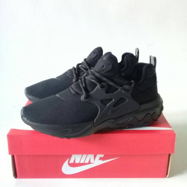 nike presto react black and red