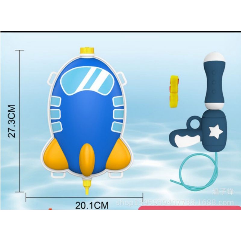 mainan pistol air anak ransel