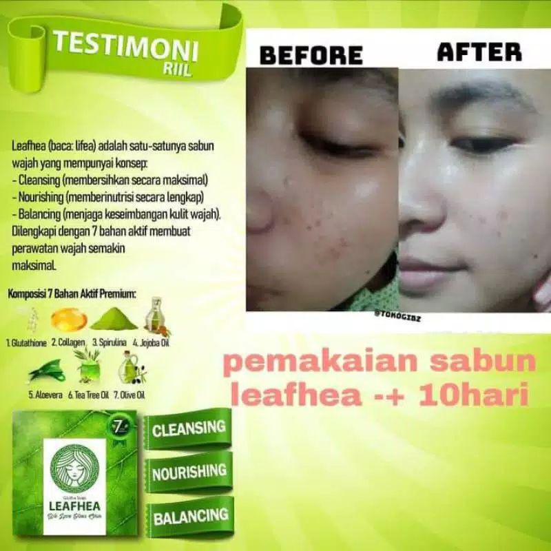 sabun leafhea BPOM