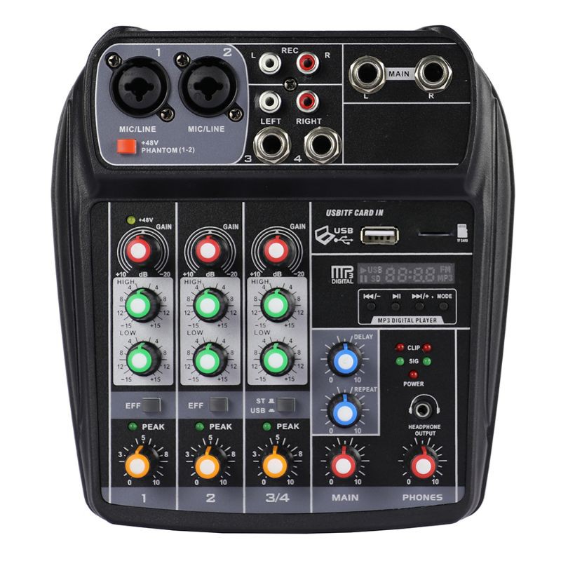 Professional Mixing Console Monitor Effect Processor 4 Channel