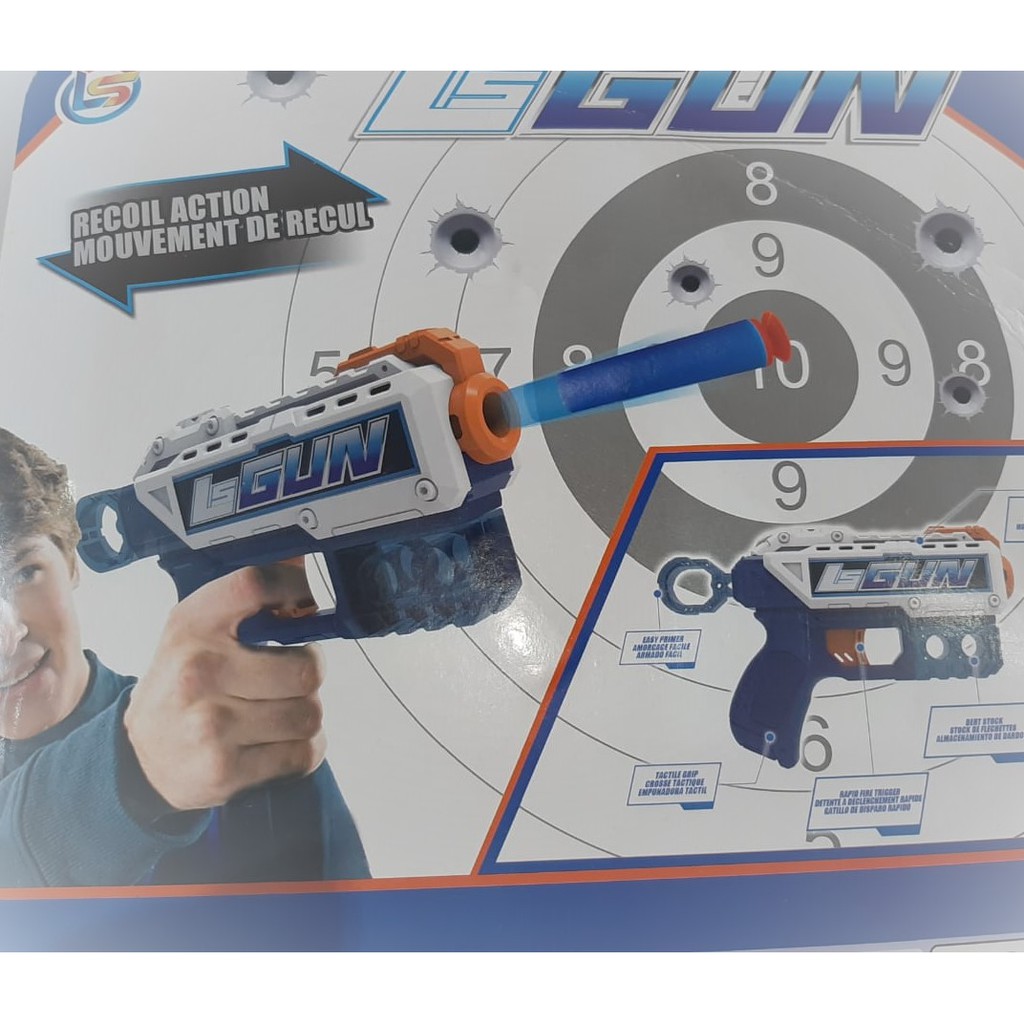 Mainan Pistol LS Gun/Mainan Pistol Tembakan Anak Laki-laki