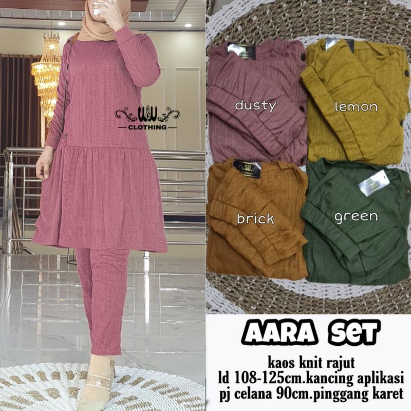 AARA SET// SETELAN WANITA ORIGINAL BY W&amp;W