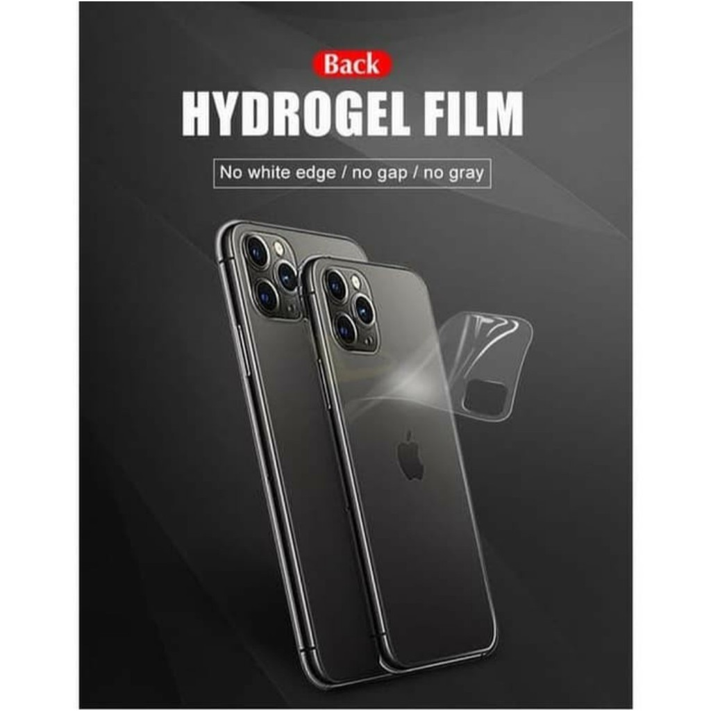 Hydrogel anti gores BELAKANG IPHONE 12 12 MINI 12 PRO MAX Back screen guard