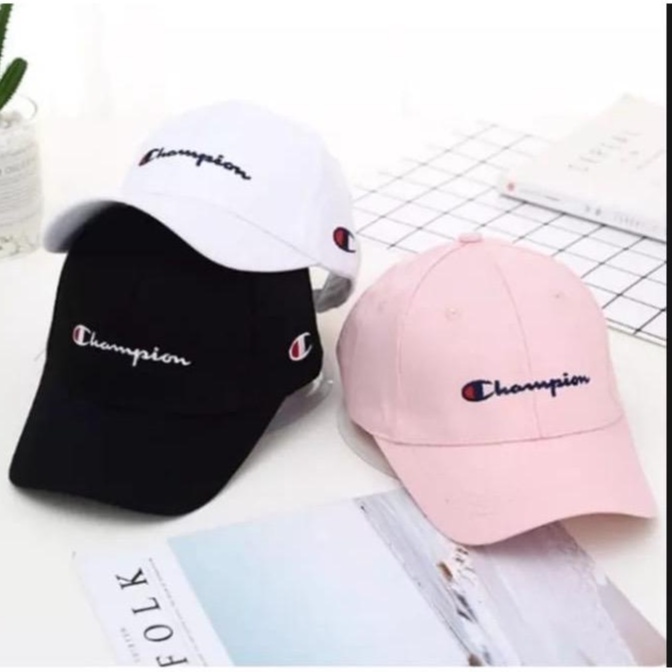 TOPI CHAMPION PREMIUM ORIGINAL IMPORT / TOPI BASEBALL PRIA WANITA