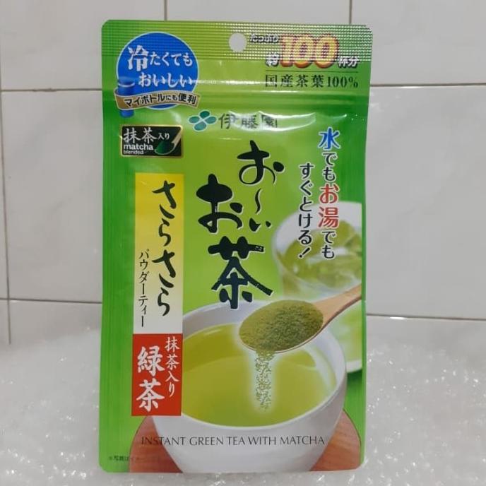 

[ COD ] ITO EN Instant Green Tea with Matcha Powder 80 gr/ 100 Cups BERMUTU Kode 44