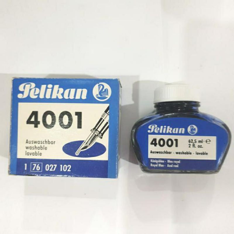 

Tinta pelikan 4001 Warna biru
