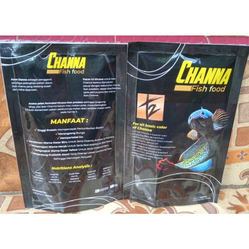 Channa Fish food yellow