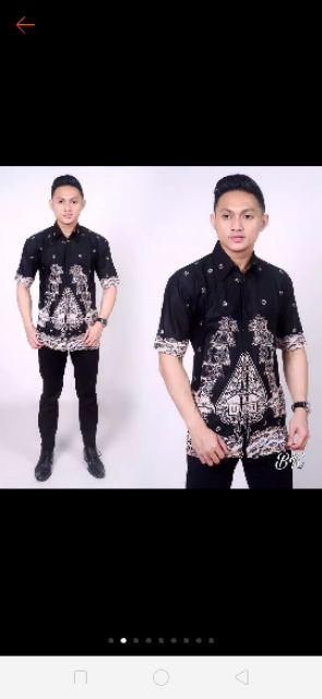 New Produk Hem Hitam Manis Terbaru Hem Pria Batik Cowok Batik Pekalongan Solo Jogja