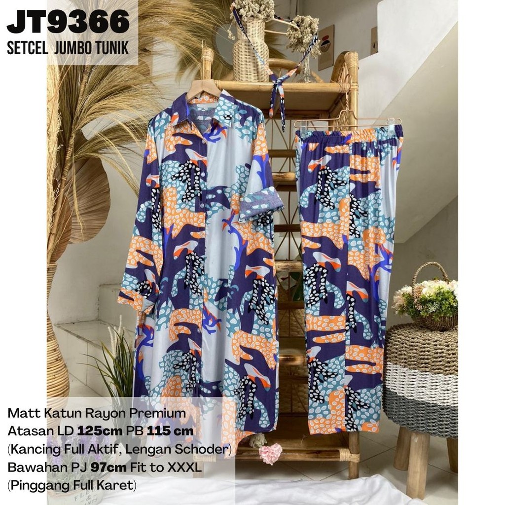 SETCEL LONG TUNIK RAYON PREMIUM