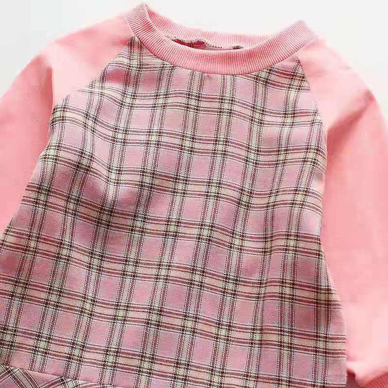 KF CAT Baju Dress Overall Princess Anak Perempuan Lengan Panjang Motif Sayap Import-6