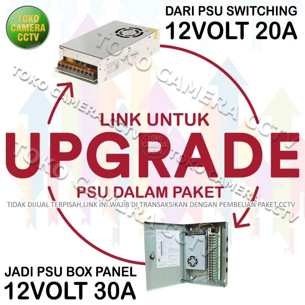 UPGRADE PSU SWITCHING 20A KE PSU BOX 12V 30A