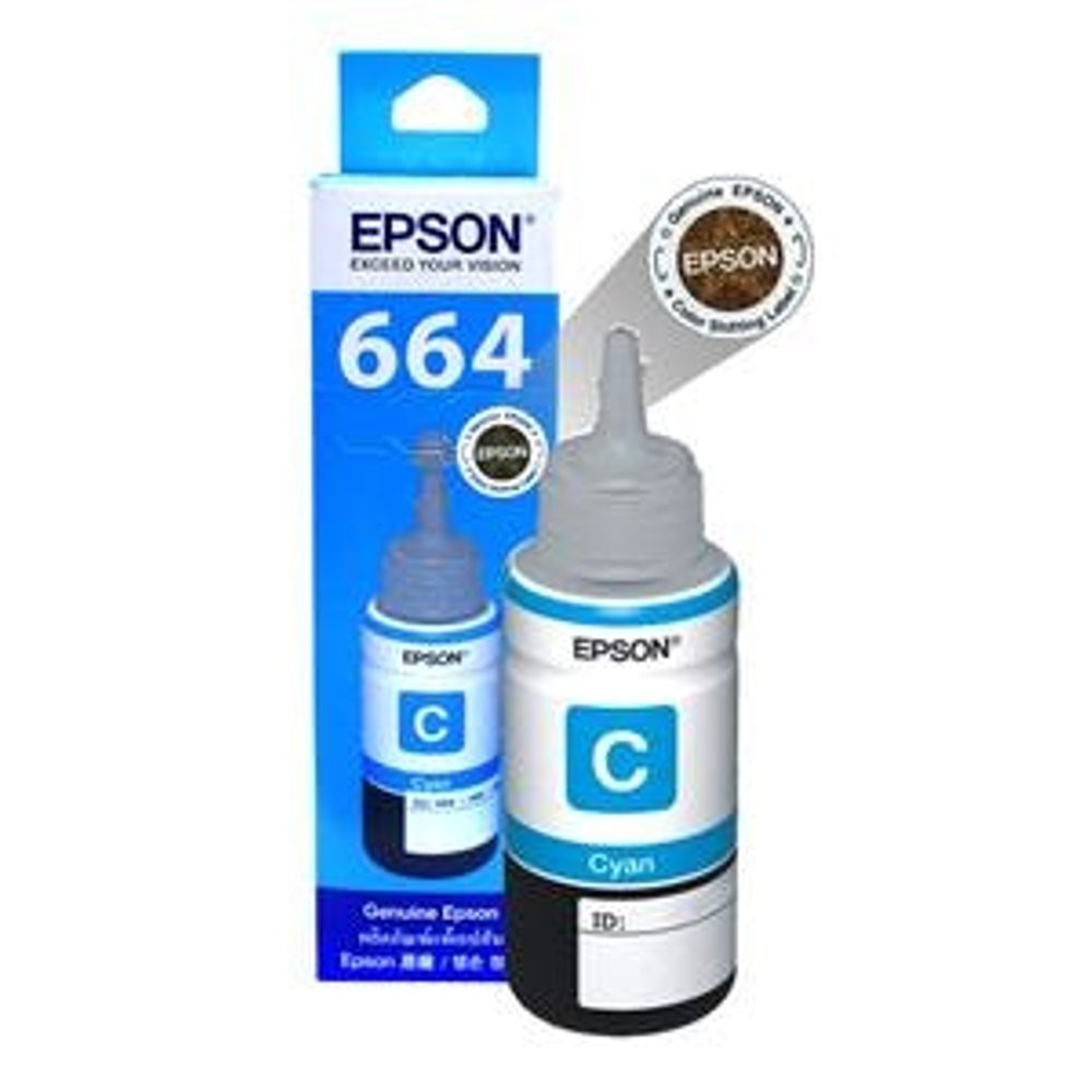 EPSON Tinta Refill T6642 C | T664 Cyan Original