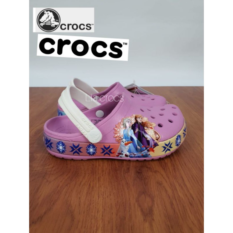 Crocs Anak Fun lab Frozen / Crocs anak frozen