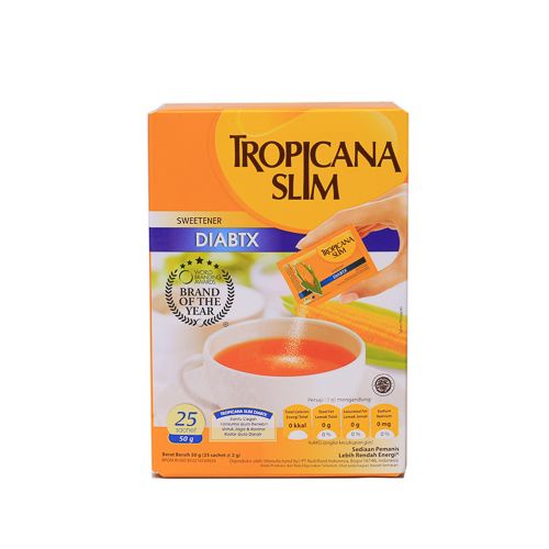 Tropicana Slim Sweetener DIABTX 25 Sachet