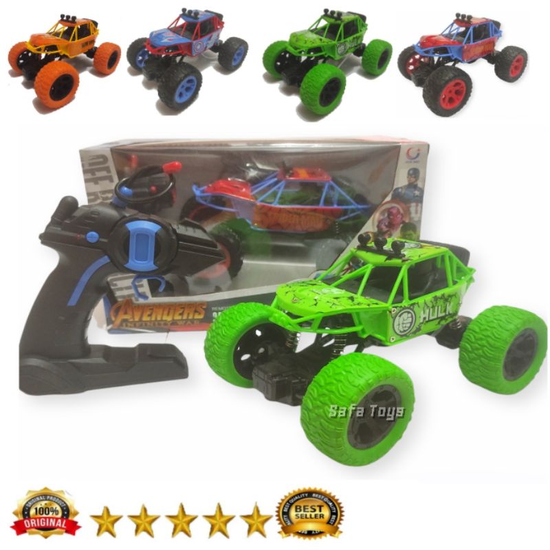 Mobil Remot Avengers  RC Rock Crawler OFF ROAD Mainan Remote Control