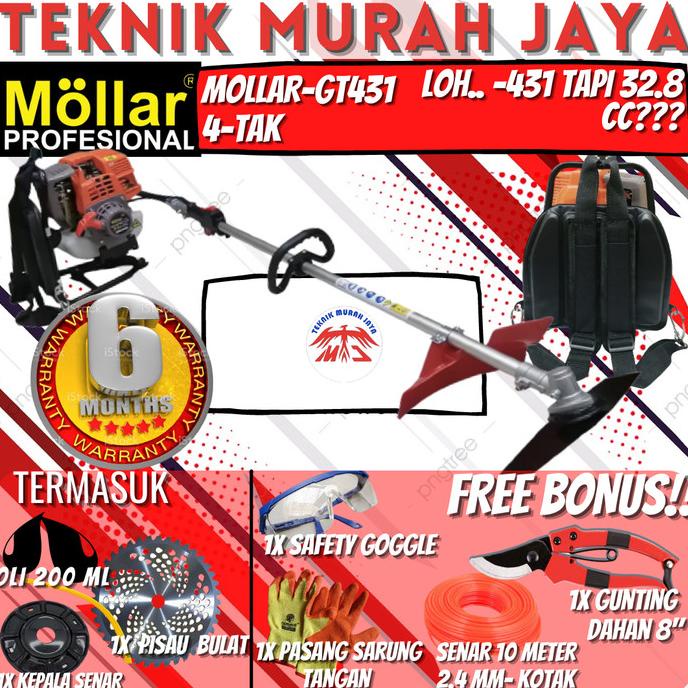 """] Matrix Mesin Potong Rumput Gendong BG 431 BG431 4 Tak GX 31 Termurah