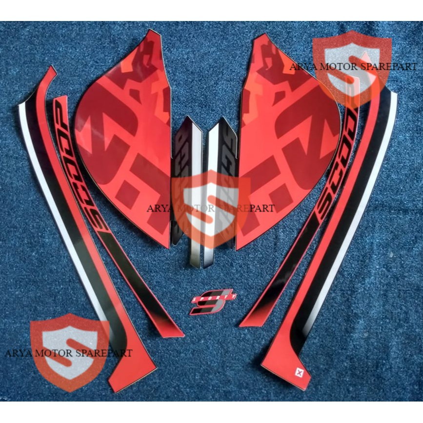 stiker striping honda scoopy sporty 125 2021