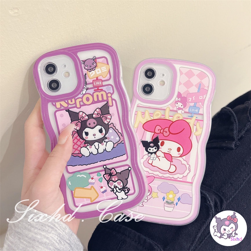 Redmi 12C 11A 10C 9T 9C Note 12 11s 11 10 9 8 Pro 10A 10 9A 9  A2 A1 Xiaomi 11Lite 12T 12Lite 11T 10T Poco M3 F3 X5 X4 X3 Pro Cute Cartoon Wavy Edge Lens Protection Phone Case Soft Cover