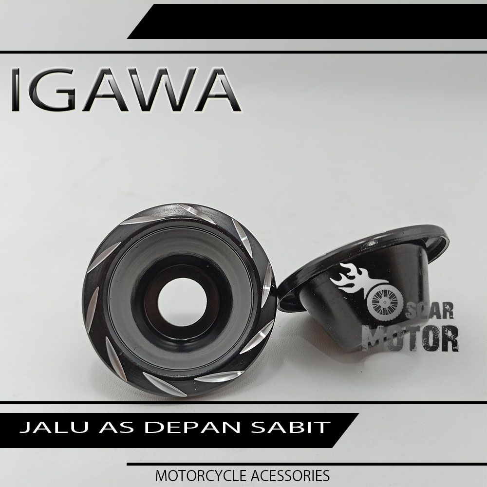 Jalu As Roda depan mini IGAWA SABIT KIPAS Model Corong universal NEW motor