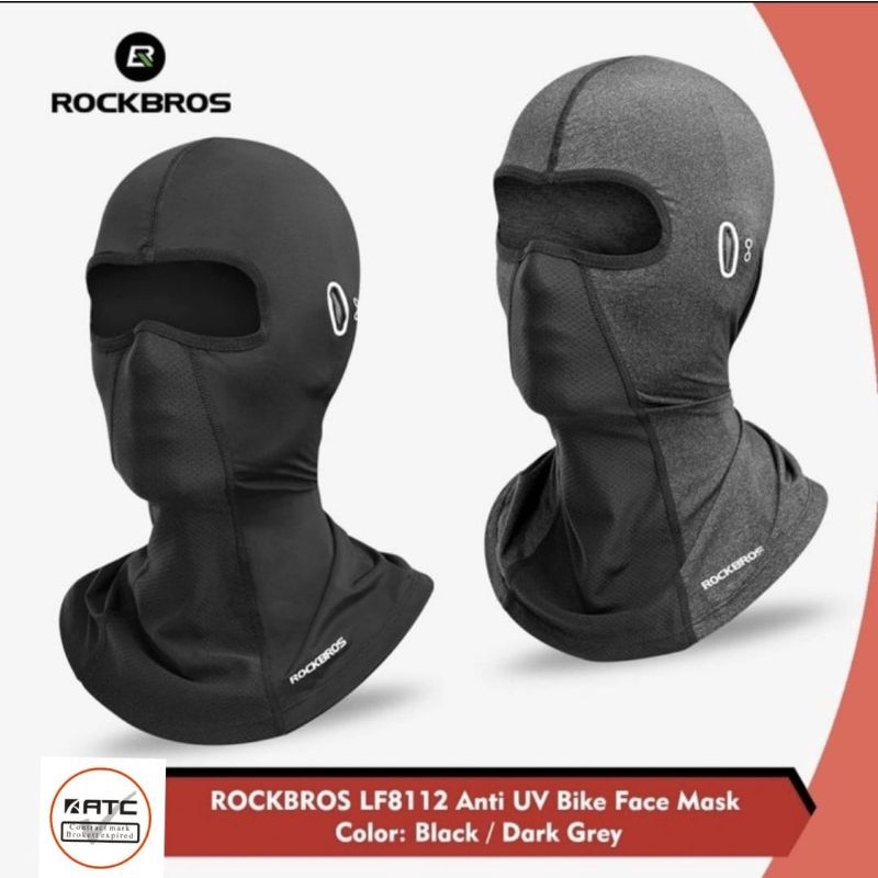 Long Masker Balaclava Buff Slayer ROCKBROS LF8112 Motor Sepeda Anti UV ice silk Cool