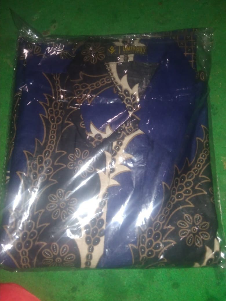 Kemeja Batik Pria Lengan Panjang Size M L Xl Xxl Bswart Batik Hrb026 Bisa Cod