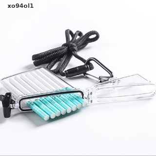Xo94ol1 Kotak Penyimpanan Rokok Portable Bahan Akrilik Transparan Anti Air Untuk Travel