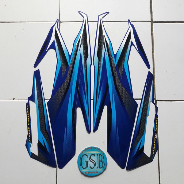 striping rx king 2005 biru