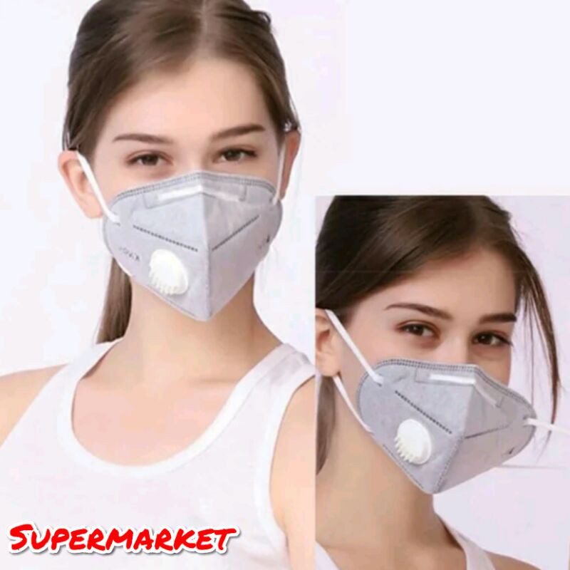 Masker Earloop KN95 Respirator 6 lapis Original