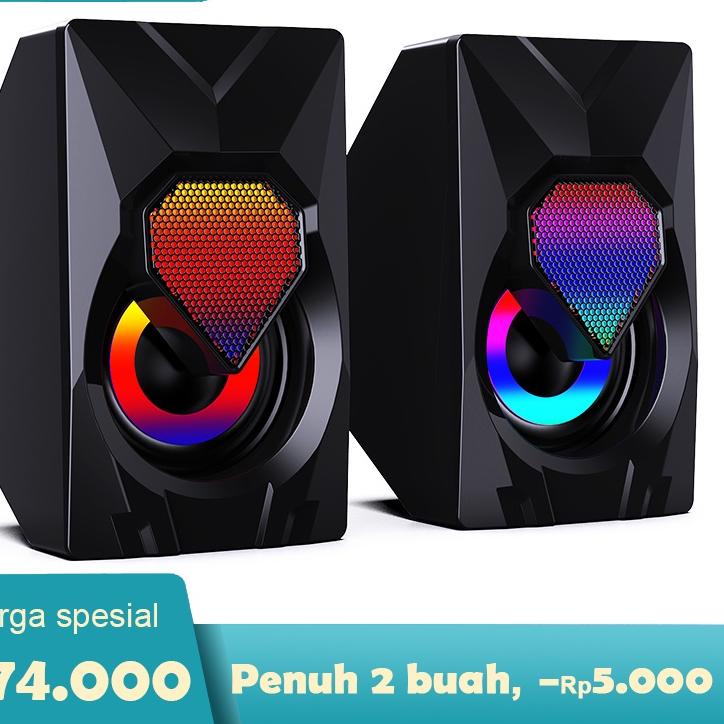 Bagus Banget.. Speaker Gaming Audio Laptop/Komputer profesional HIFI sound Subwoofer Desktop Menduku