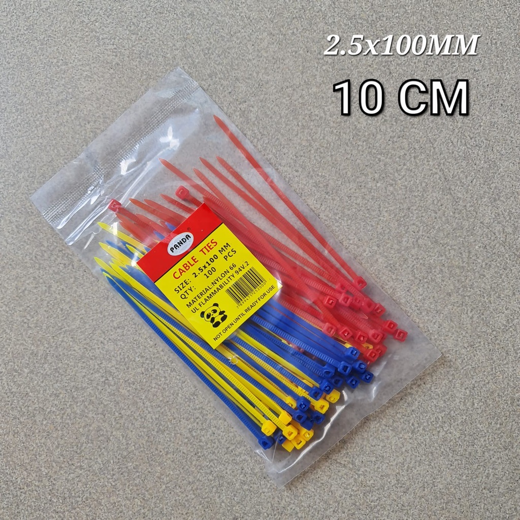 Jual Kabel Tis Warna Warni Cm Cable Ties Mix Color Pengikat Nylon Pack Isi Pcs