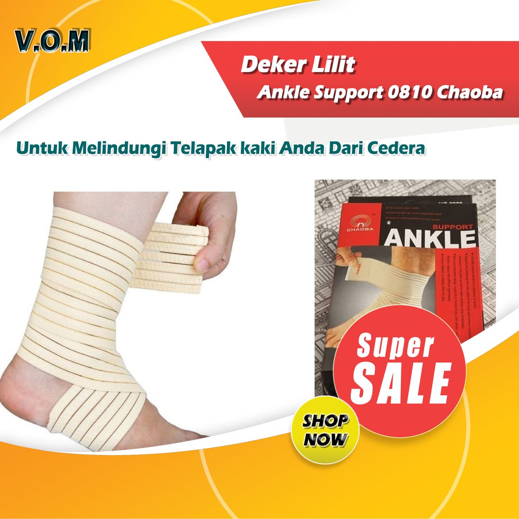 VOM Deker Lilit Pergelangan Kaki Ankle Support 0810 Chaoba 0517