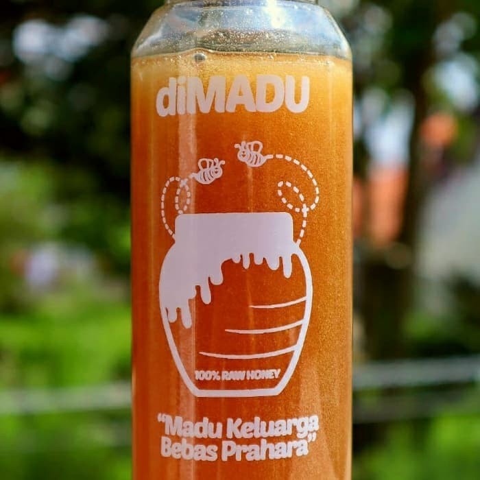 

Dimadu Raw honey artinya madu mentah Tanpa proses apapun 100 % original