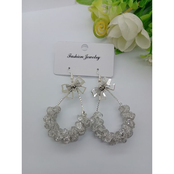 anting premium kristal 1pasang