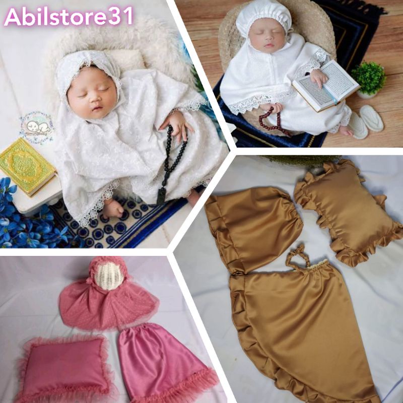 mukena newborn mukena bayi untuk property photography