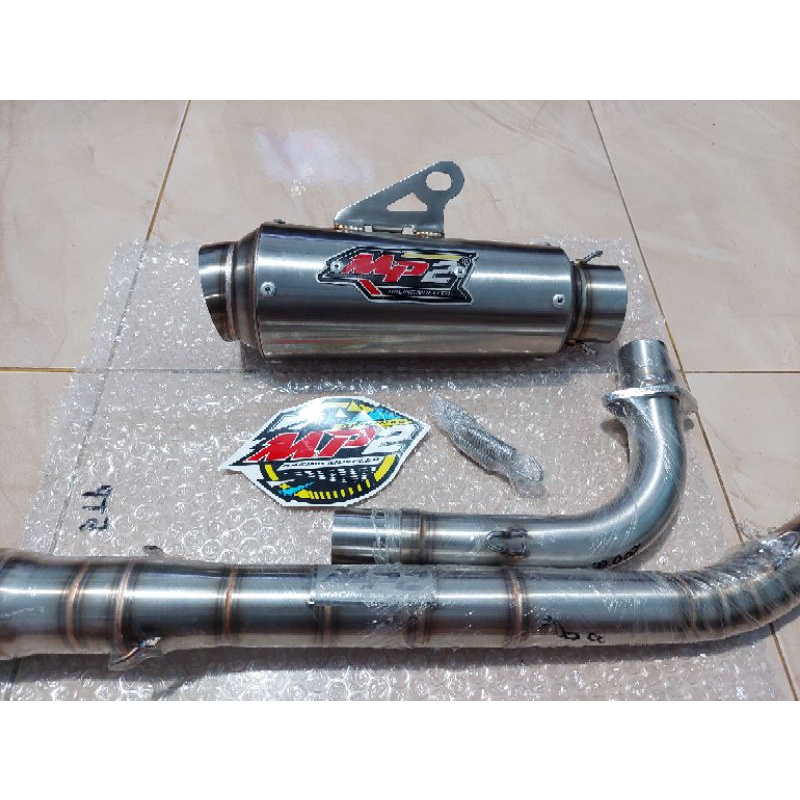 Knalpot racing Jupiter z 200cc original mp2 muffler