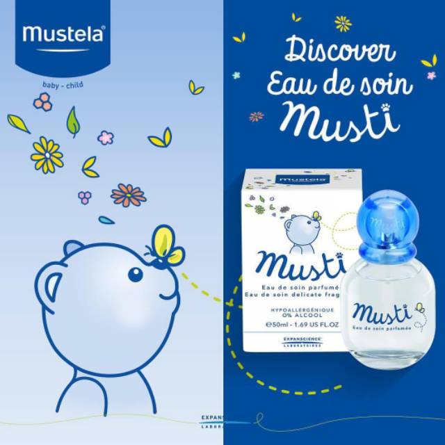 parfum pour bébé mustela