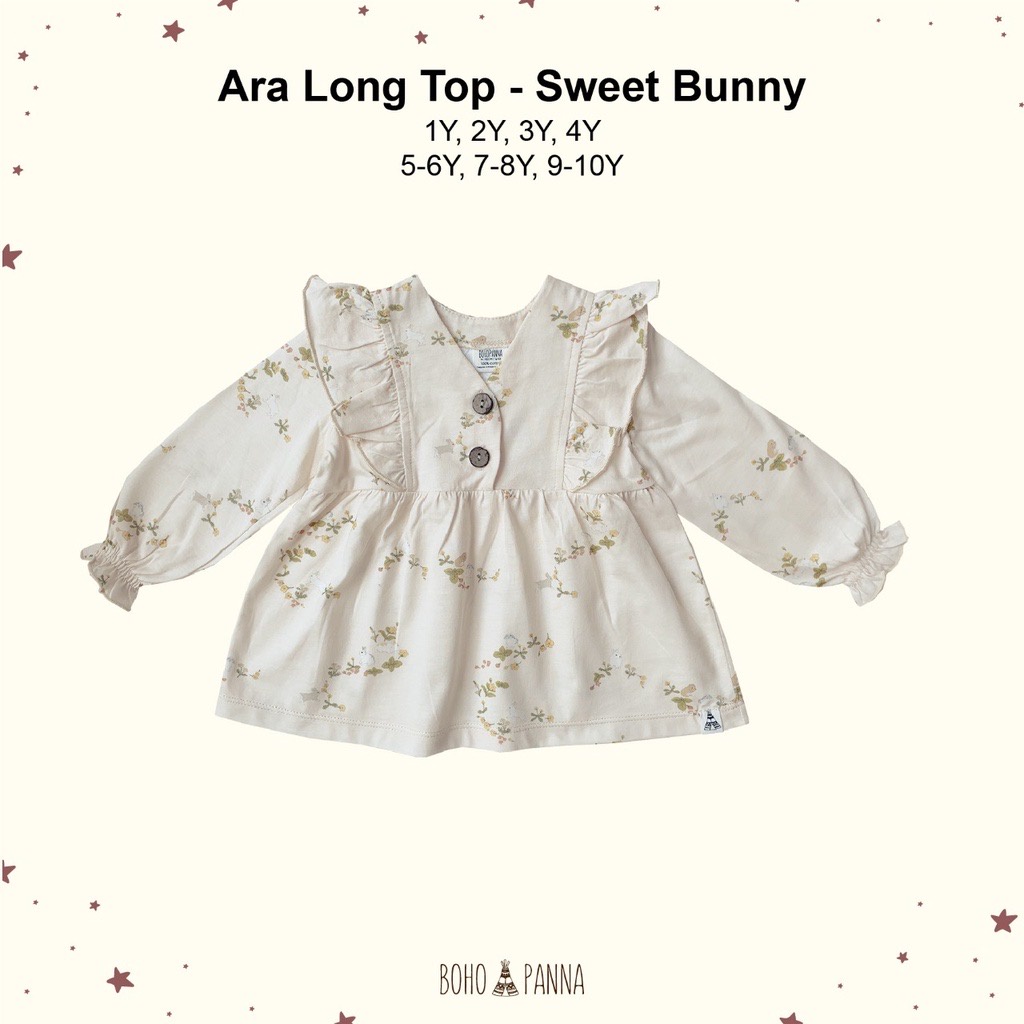 BOHOPANNA | BOHOBABY - LONG ARA TOP - Atasan Anak Bayi-SWEET BUNNY