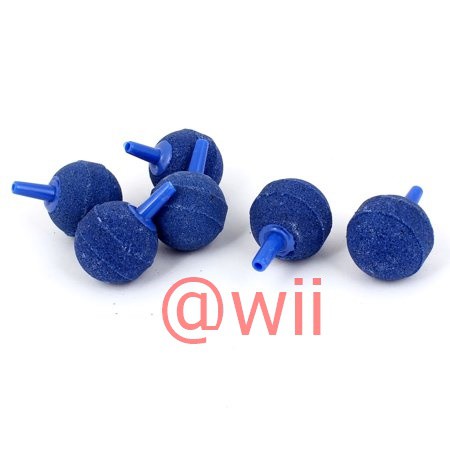 batu aerator bulat bola mini 2cm air stone airstone gelembung udara aquarium