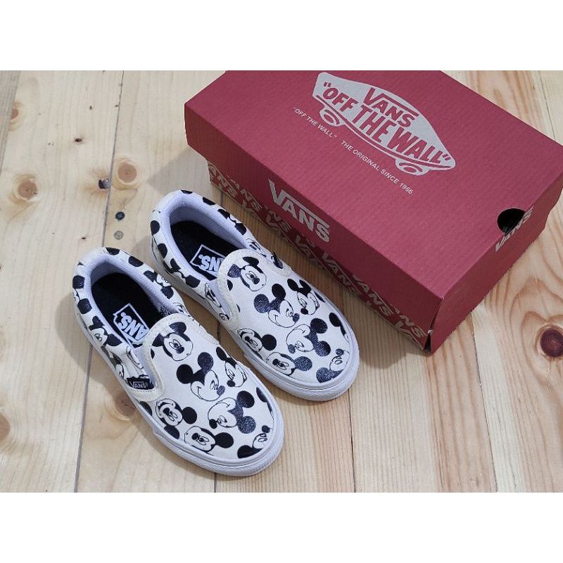 SEPATU VANS MICKEY ANAK PREMIUM HIGH QUALITY SEPATU SLIP ON VANS MICKEY KIDS