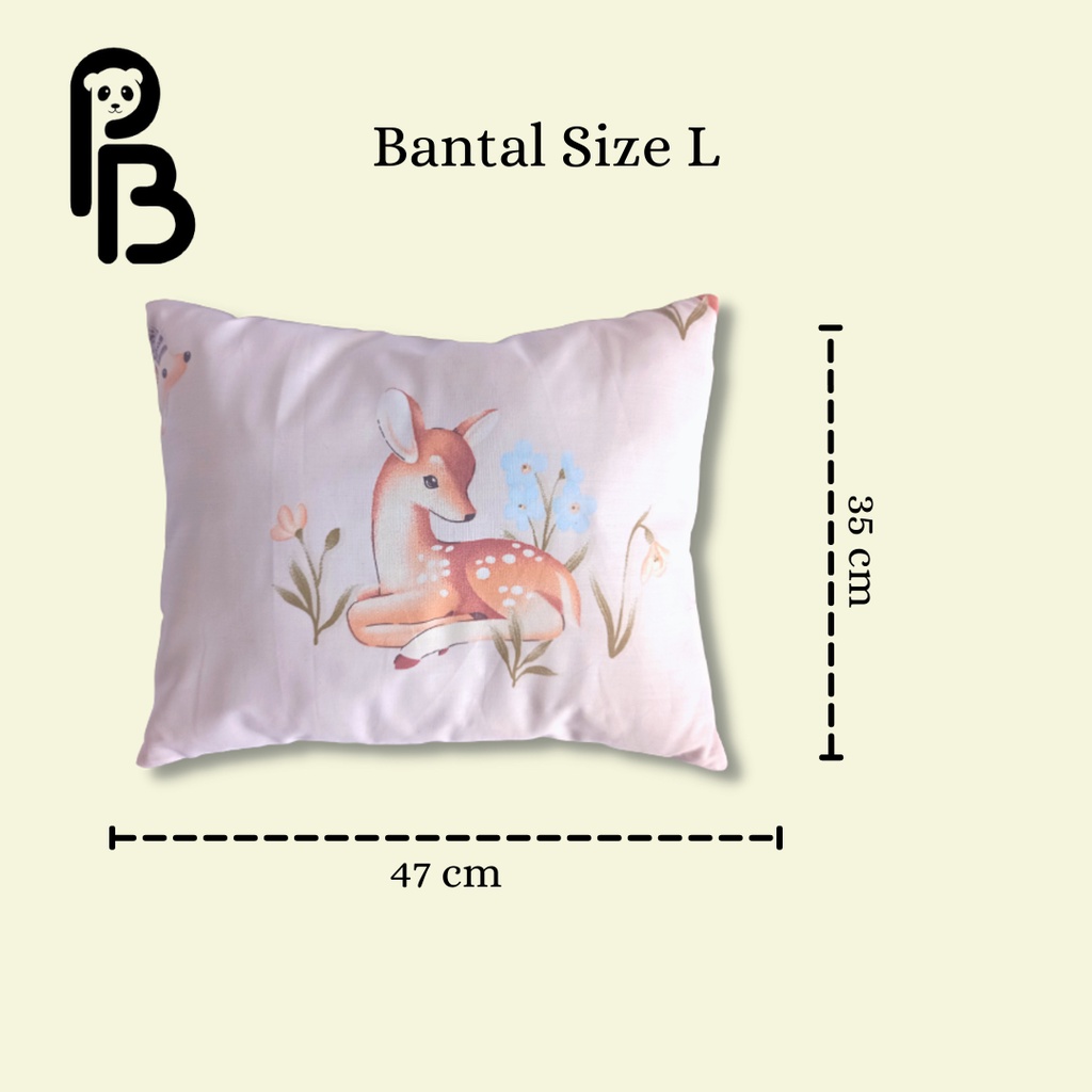 Precious Baby | Bantal Bayi Premium | Size L | Microfiber Impor | Bisa Pilih Motif | Bantal Baby | Baby Pillow | Bantal Anak | Pillow Kids | Bantal Precious Baby