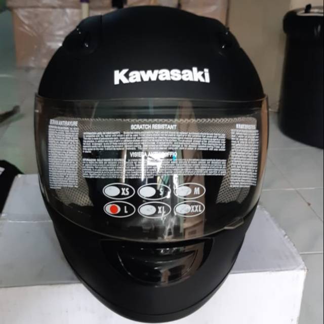 Helm - helm ori kawasaki - helm fullface - helm ninja 250 - helmet