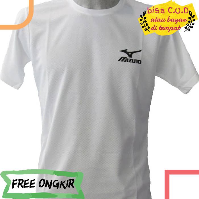 [COD]606 BAJU KAOS OBLONG POLOS T-SHIRT DISTRO PRIA WANITA MURAH ORI MIZUNO LOGO ANAK DEWASA