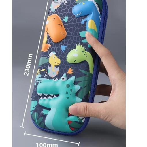 

Hot Sale - Kotak Pensil Anak 3D Dino Hard Case Eva Waterproof Gambar Timbul 가