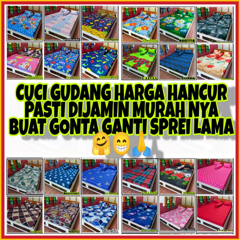 (PROMO) SPREI HOMEMADE KARAKTER 180x200 dan 160 x 200 TERMURAH HALUS