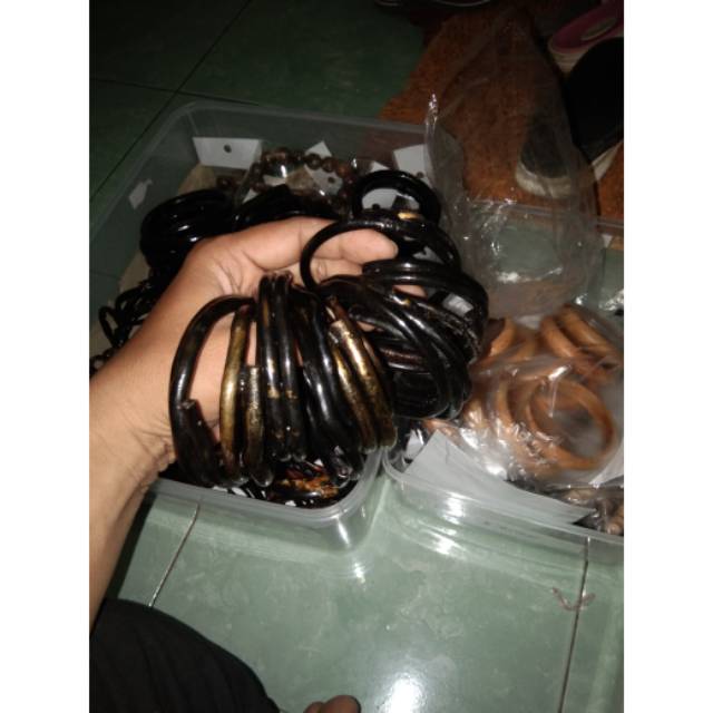 Gelang akar bahar hitam taliarus asli karang laut