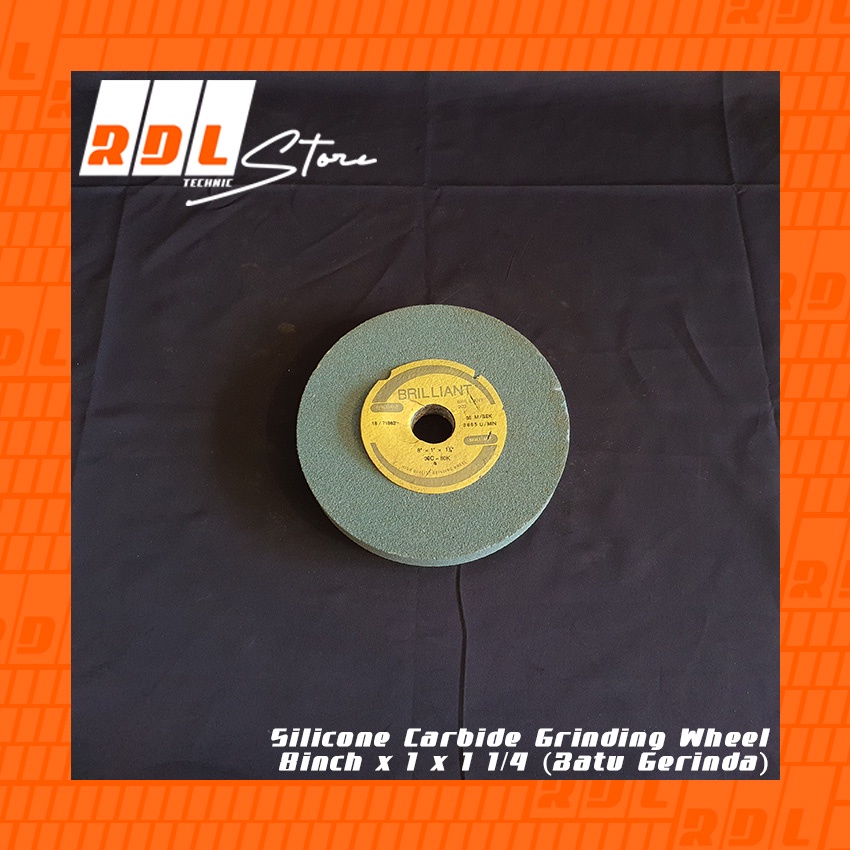 Silicone Carbide Grinding Wheel 8inch x 1 x 1 1/4 (Batu Gerinda)