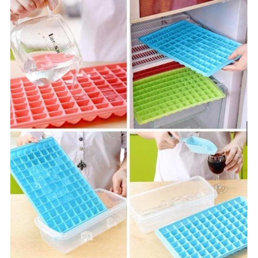 Cetakan Es Batu bentuk Kotak Kristal Diamond Ice Cube Ice Tray Maker