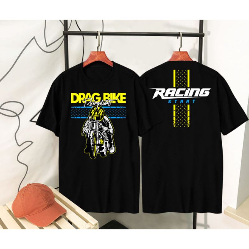 BAJU KAOS DRAG BIKE T-SHIRT TRENDY