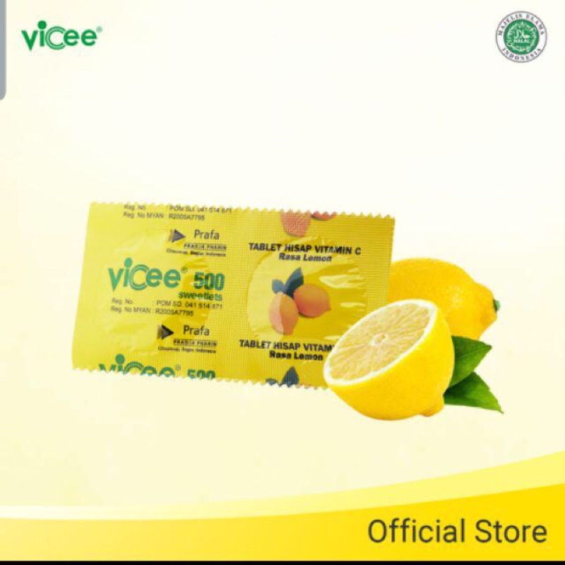 Vicee 500 vitamin C / VICEE C 500 lemon